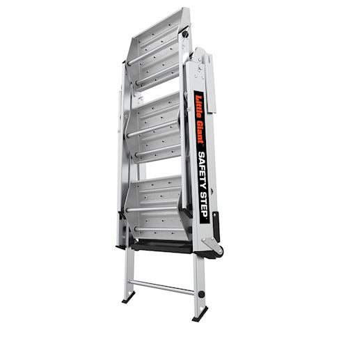 Little Giant Safety Step Klapptritt aus Aluminium zusammengeklappt