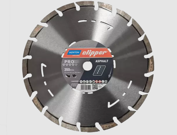 Norton Clipper Trennscheibe für Asphalt, 350 mm Durchmesser