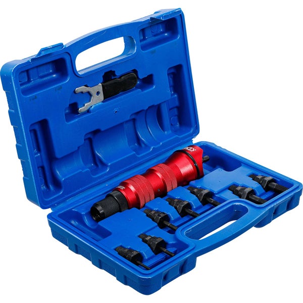 Gewindereparatur-Satz im blauen Koffer
