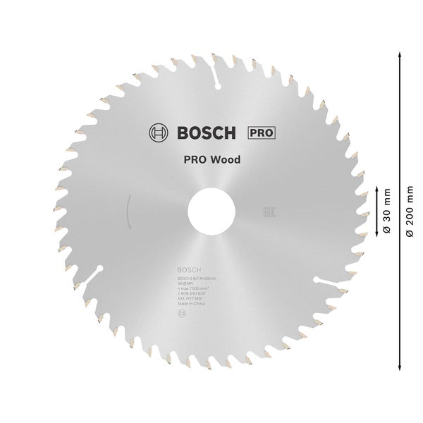 Bosch Pro Holzsägeblatt mit 200 Millimeter Durchmesser
