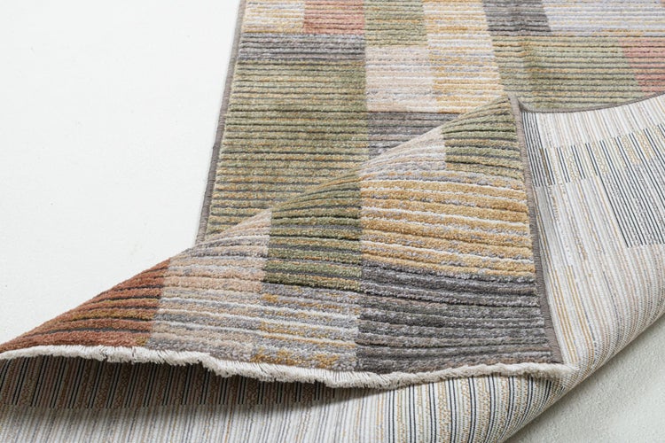 Gewebter Teppich in Kort-Optik Corduletta Bunt 80x280 cm
