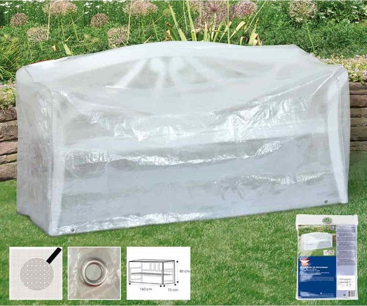 Schutzhülle transparent 3er Bank,ca.160x80x75