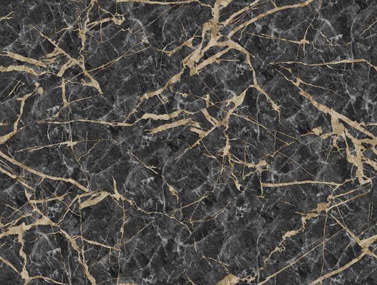 Zambaiti Tapete Marmor-Optik Grau und Gold - 106 cm x 10 m - 662310