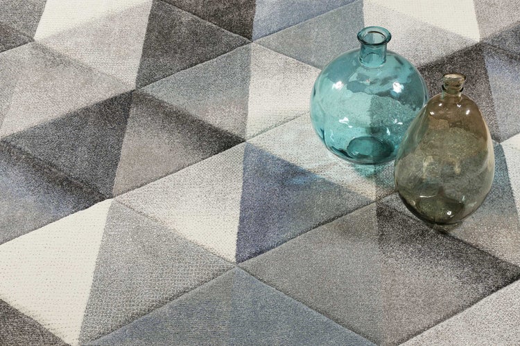 Teppich Grau Blau Lighthouse WECONhome 160x225 cm