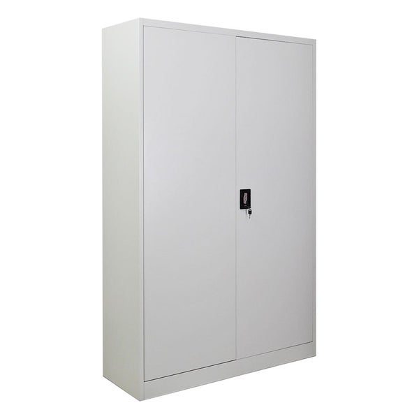 Stahlschrank mit zwei Türen und Schloss