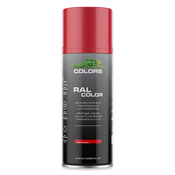 COLORS Sprühlack 400ml RAL3020 Verkehrsrot Glanz