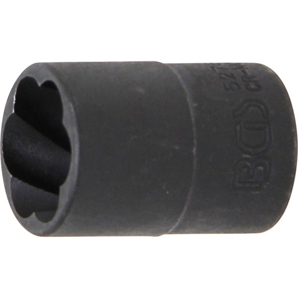 BGS Spiral-Profil-Steckschlüssel-Einsatz / Schraubenausdreher Antrieb Innenvierkant 10 mm (3/8) SW 16 mm - 5276