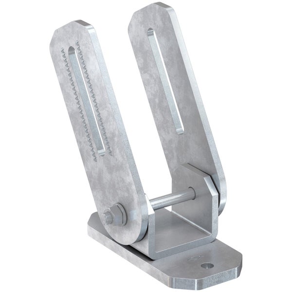 Rohrbefestigungssystem an Wand und Decke montiert