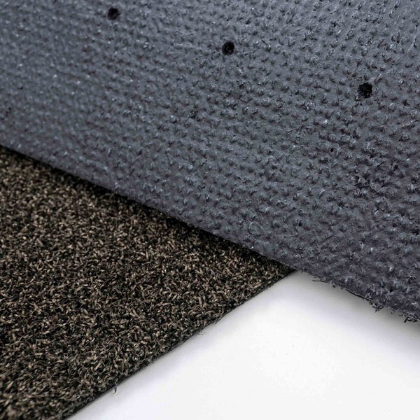 Nahaufnahme von Drainagematten für den Außenbereich