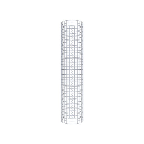 Gabionensäule Durchmesser 42 cm MW 5 x 5 cm rund - Höhe: 190 cm