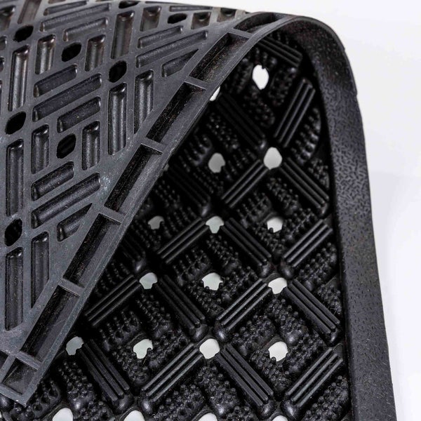 Schmutzfangmatte aus Gummi mit offenem Design zur Ableitung von Wasser und Schmutz