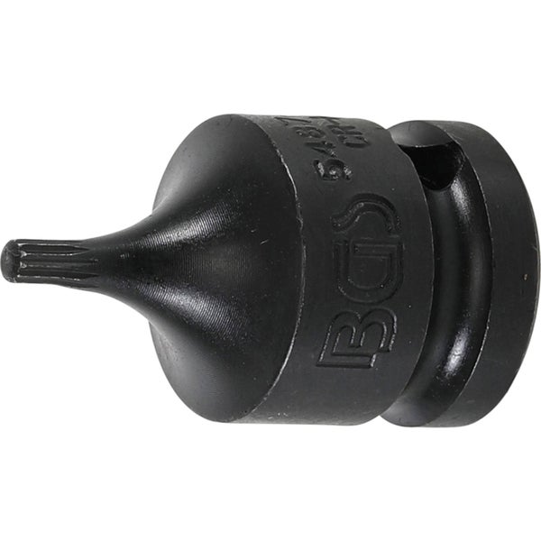 BGS Kraft-Bit-Einsatz Antrieb Innenvierkant 12,5 mm (1/2) Innenvielzahn (für XZN) M4 - 5487-M4
