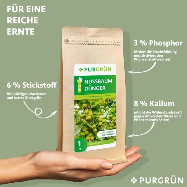 Purgrün Bio-Nussbaum-Dünger 1 kg