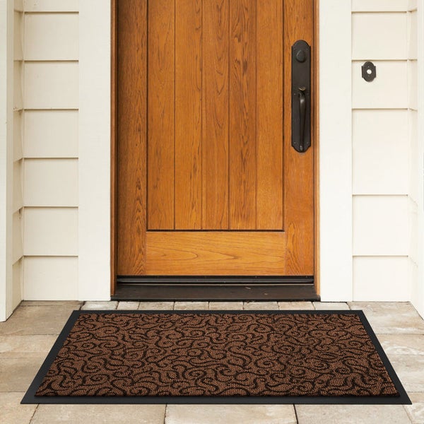FLOORDIREKT Sauberlaufmatte Brasil - Türvorleger Individuell einsetzbar - 90 x 120 cm - Braun