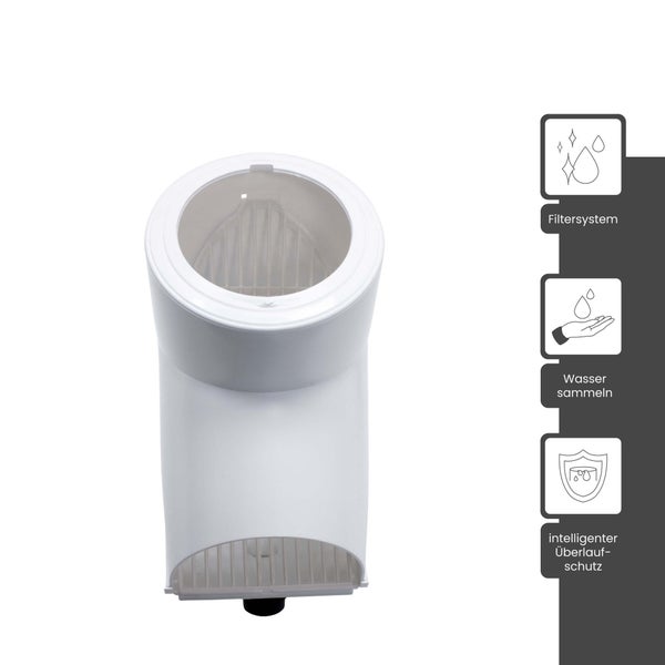 Trinkwasserspender mit Filtersystem und intelligentem Überlaufschutz