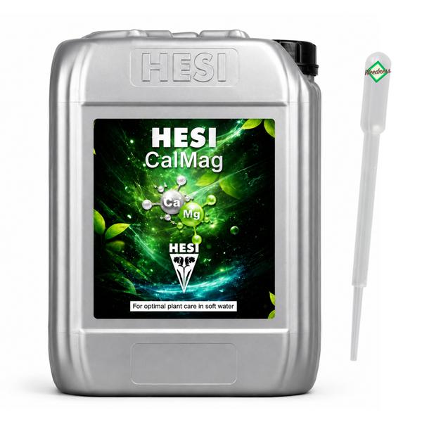 Hesi CalMag Pflanzendünger im Kanister mit Dosierpipette für die optimale Pflanzenpflege in weichem Wasser
