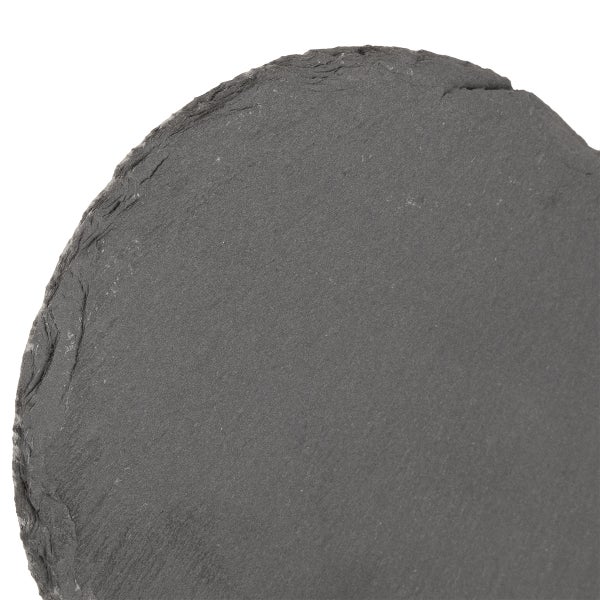 Schieferplatte, rund