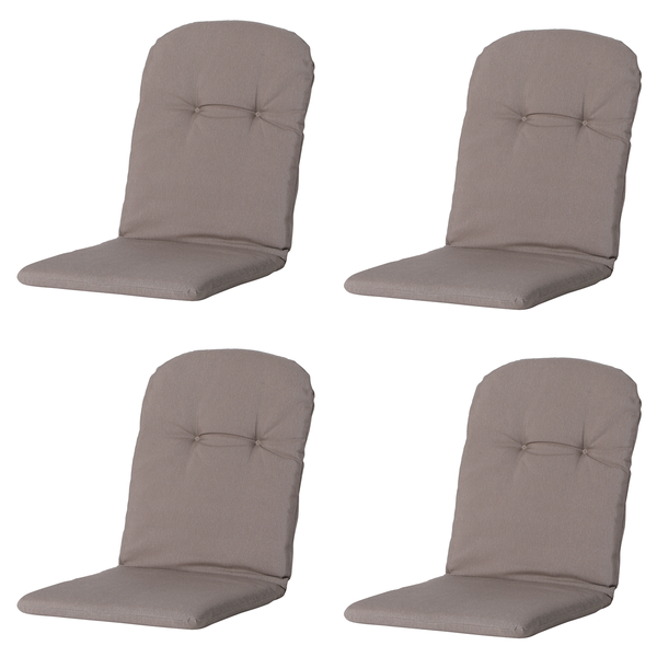 Stuhlauflage Stapelstuhl Panamajute – Ca. 96x45 cm - 4er-Set