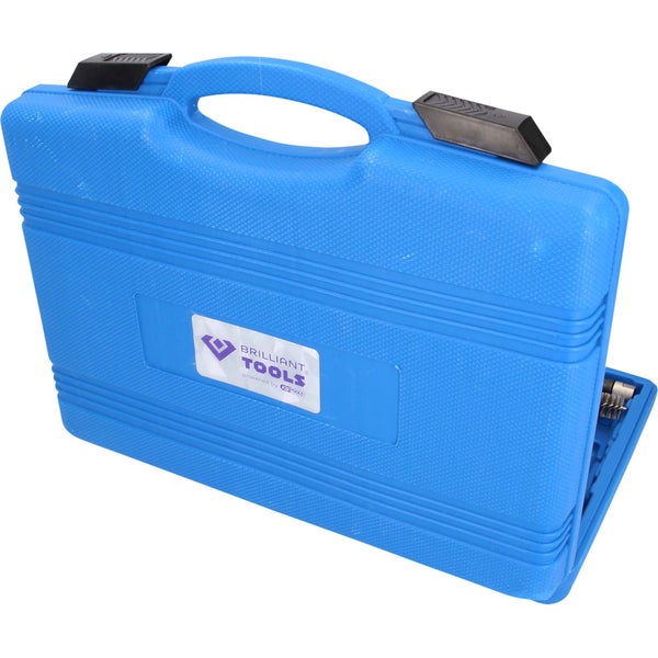 BRILLIANT TOOLS Injektorsitz- und Schacht-Reinigungs-Satz 21tlg. - BT551300