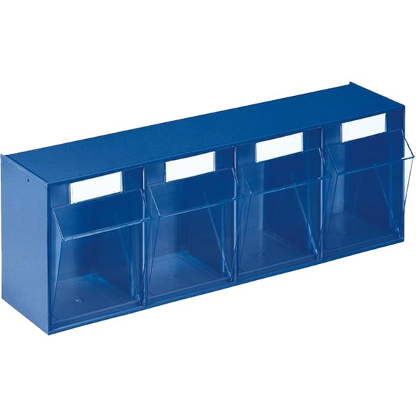 Lockweiler Klarsichtmagazin H 207 x B 600 x T 172 mm blau - 1500491