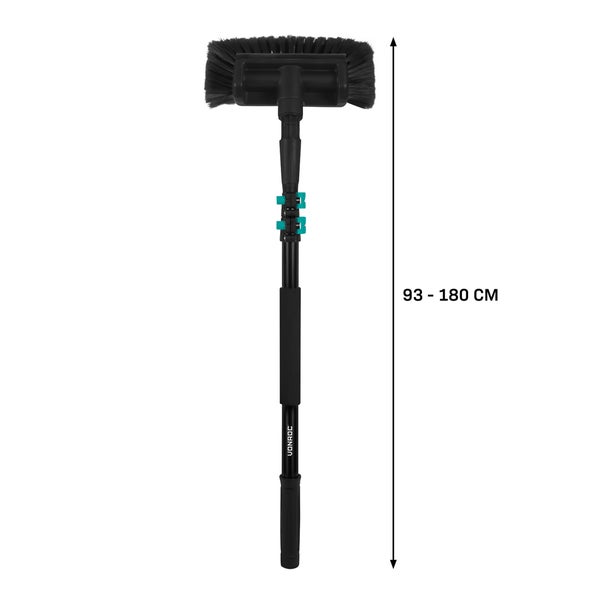 Teleskop-Waschbürste mit einer Länge von 93 bis 180 Zentimetern