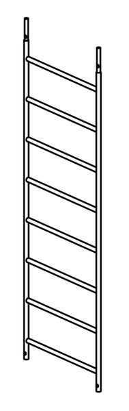 Hymer Einzelteil Fahrgerüst Rahmenteil mit 8 Sprossen 0,8x2,15m