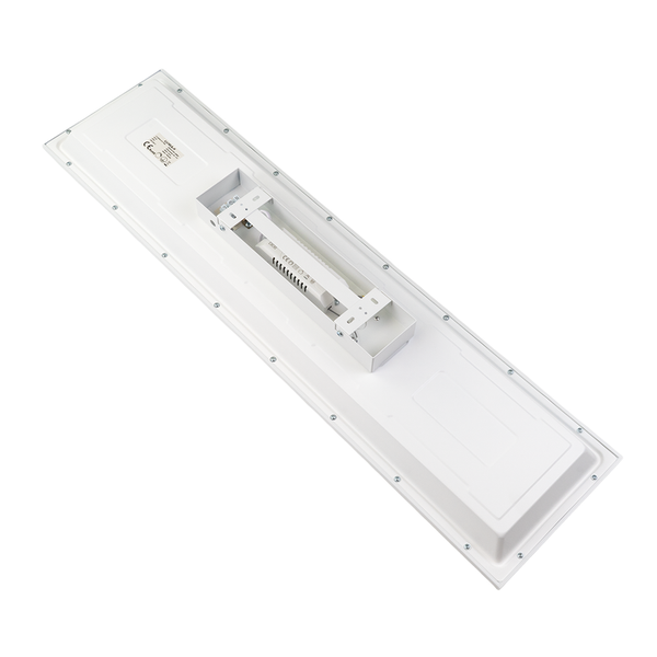 Rückseite einer weißen LED-Panel Leuchte