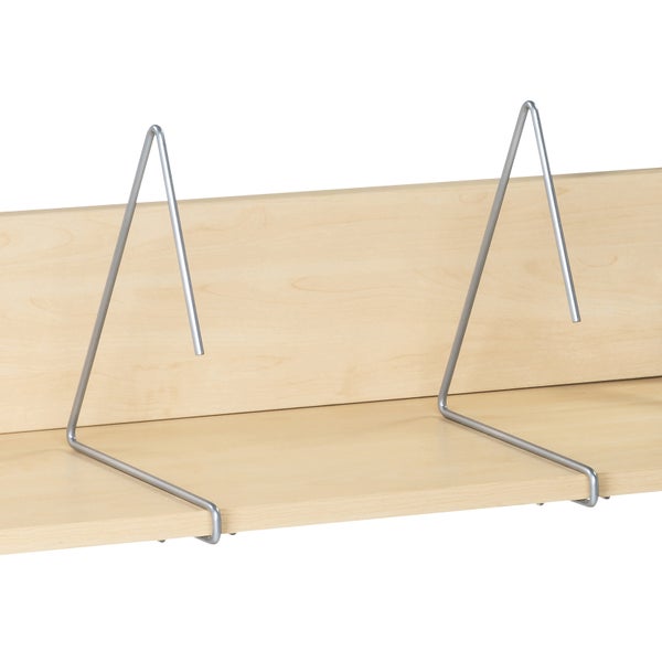 Kongamek Archivwagen in Birkeoptik mit 2 schrägen Böden 820x720mm 4 Buchstützen und 50kg Tragkraft
