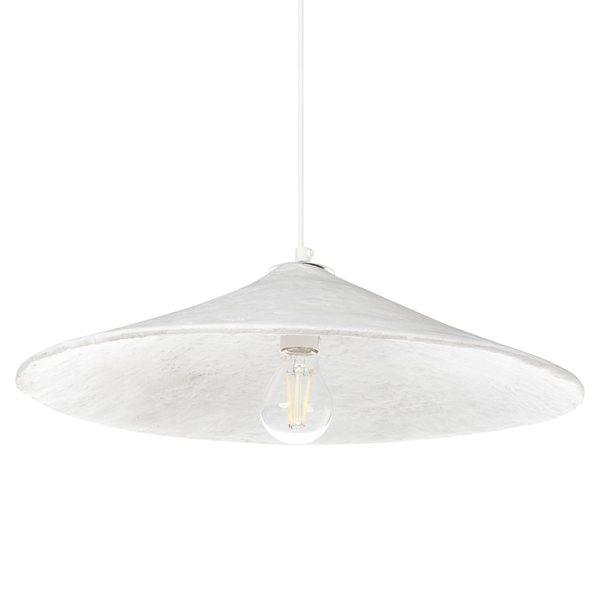 Hängelampe mit Schirm und Leuchtmittel