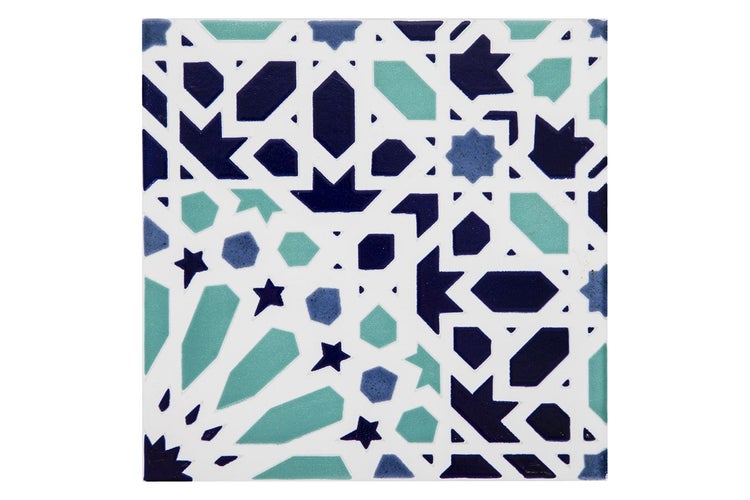 Dekorative Fliese mit geometrischem Muster