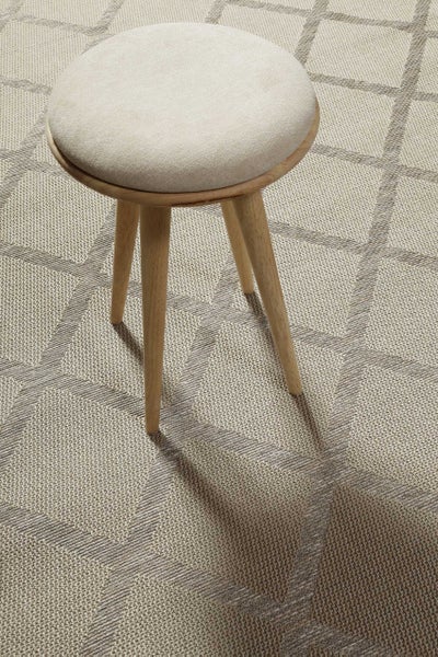 Outdoor Teppich Beige Grau Bergamo Homie Living 120x170 cm