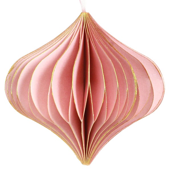 Dekorative Papierornament, rautenförmig