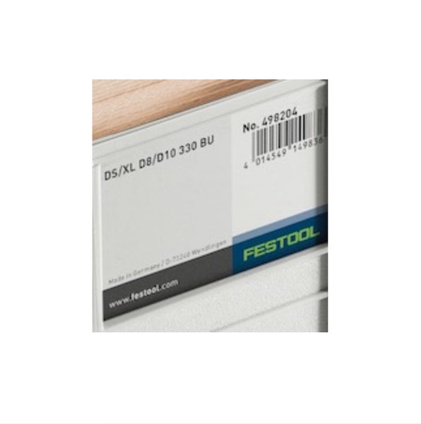 Festool Domino XL Dübel DS / XL D8 / D10 306 Stück mit Domino Fräsern ( 498204 )