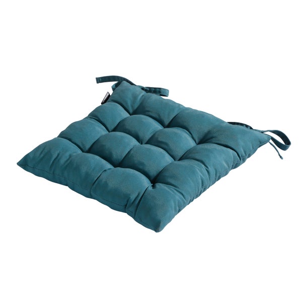 Sitzkissen Panama seeblau - Ca. 46x46 cm - 4er-Set