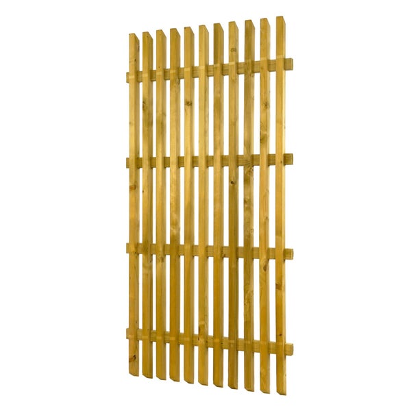 Holzzaun-Element aus Latten