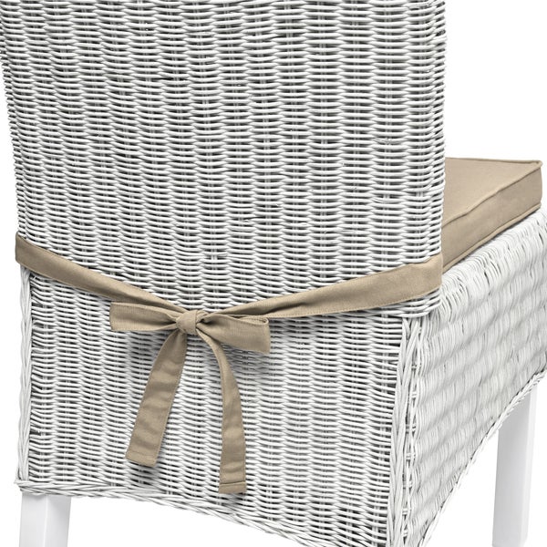 Beautissu Loft SK Stuhlkissen 45x40x5cm Natur (4tlg)