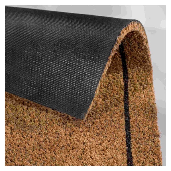 Fußmatte aus Kokos mit Rückseite aus Gummi