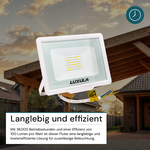 Luxula LED-Fluter zur Außenbeleuchtung