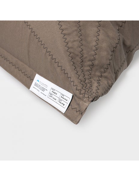 Sitzsack Pouf Outdoor Taupe 90X90X90Cm - Maanta® Randa