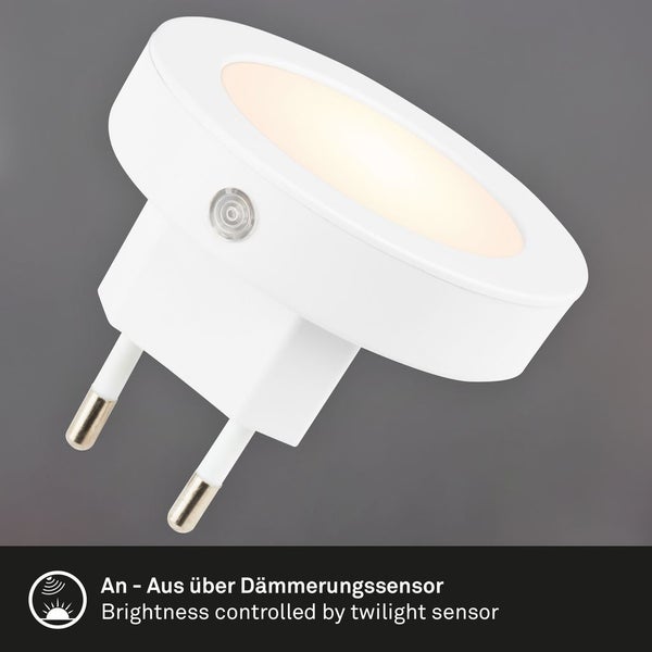 LED night light, sensor, white, LED/0,5W