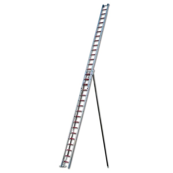 Aluminium Schiebeleiter mit Stützfuß