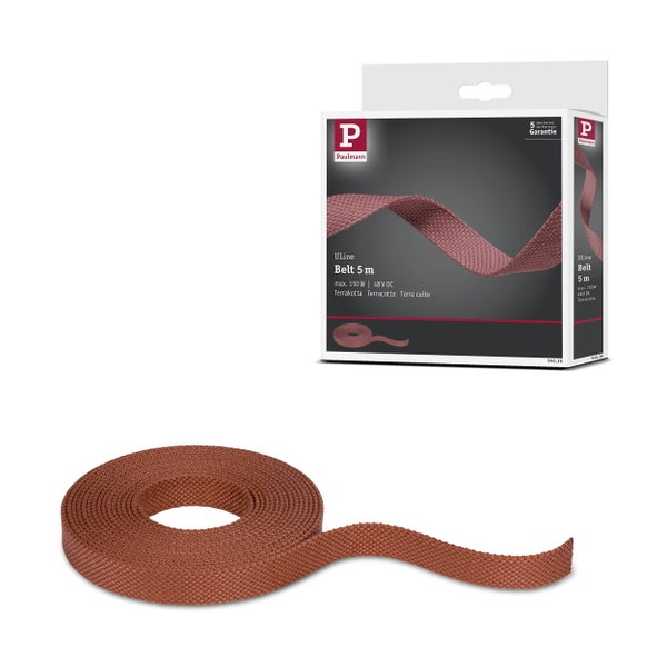 ULine Gurt 5m Dacron Textil Kupfer Terracotta