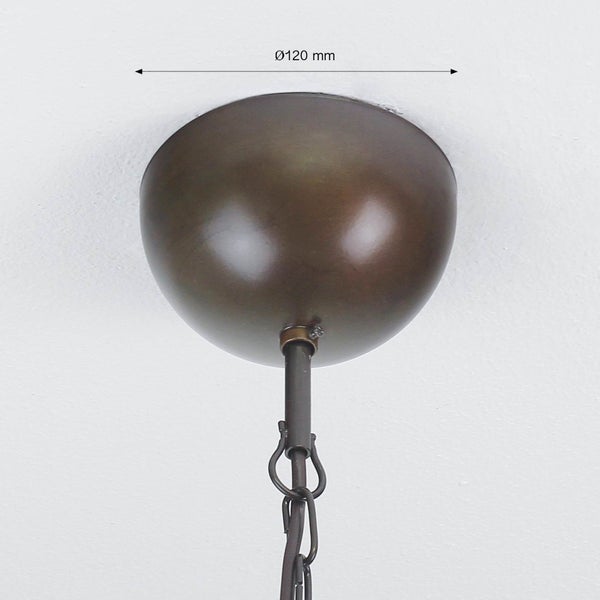 Deckenhalterung einer Lampe mit Durchmesser 120 mm