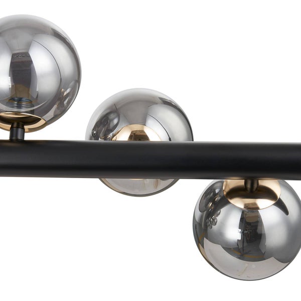 Lucande Stehlampe Diborah (Design, Modern) in Alu aus Glas (3 flammig G9) - Stehleuchte Standleuchte Floor Lamp Wohnzimmerlampe Wohnzimmerleuchte