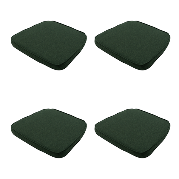 Sitzkissen Wicker Grün Canvas Eco+ - Ca. 48x48 cm - 4er-Set