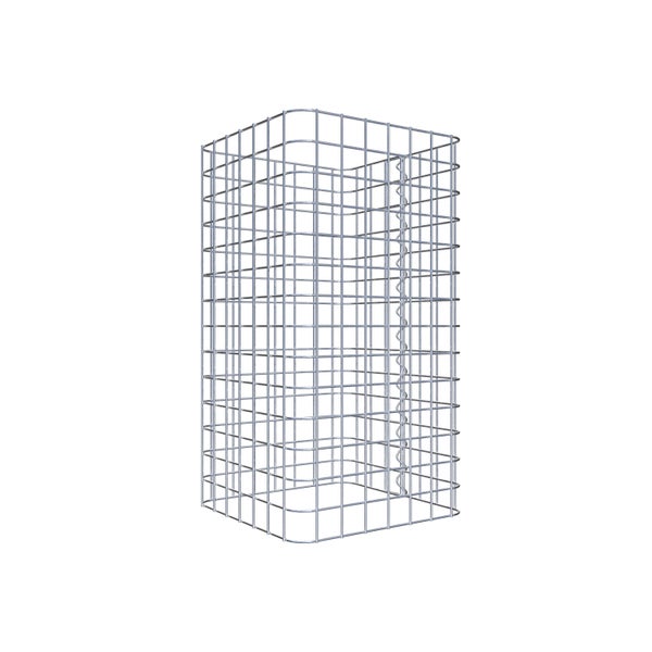 Gabionensäule 37 x 37 cm MW 5 x 5 cm eckig - Höhe: 0,70 m