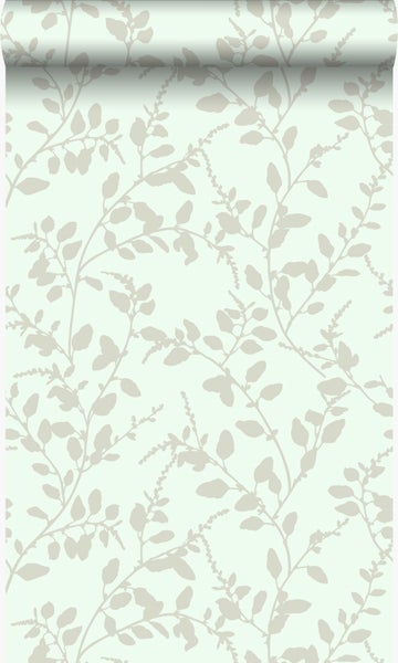 Origin Wallcoverings Tapete Blätter Meeresgrün - 53 cm x 10,05 m - 345932