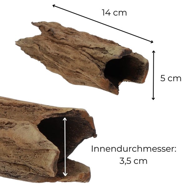 Aquarium Deko Höhle Röhre Aquariendeko Wurzel Ast Holz Ablaichhöhle Ablaichröhre Fisch Krebs Wels Laichröhre Tonröhre Laichhöhle