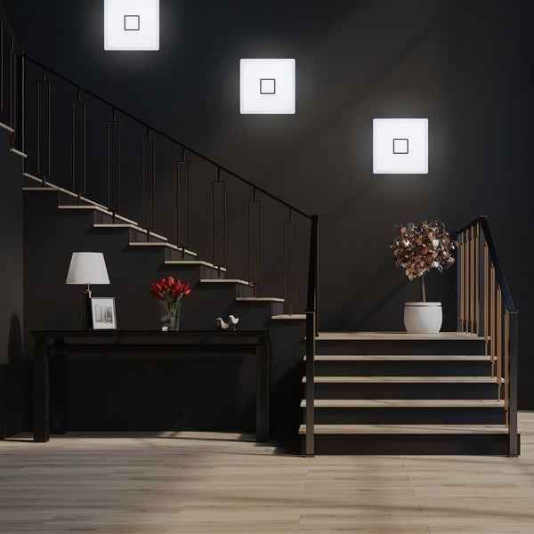 LED Deckenleuchte ultraflach 18 W silber