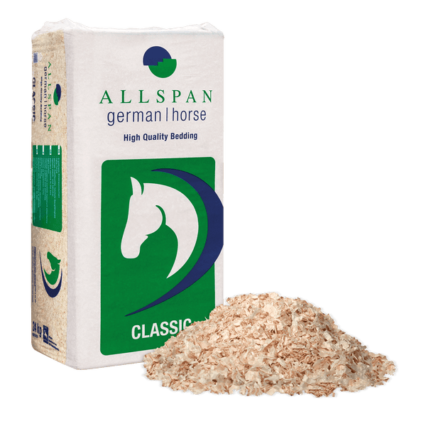 Allspan German Horse Holzspäne Classic 24kg x 15 Ballen 360kg Palette